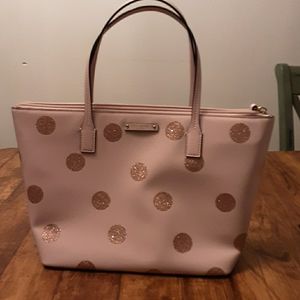 Kate Spade Pink Polka Dot Purse